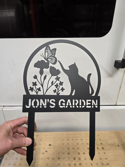 Metal Sign | Custom Garden Sign